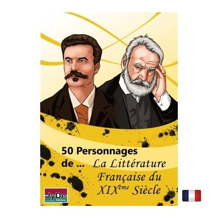 50 Personnages de La littérature Française du 19éme siècle